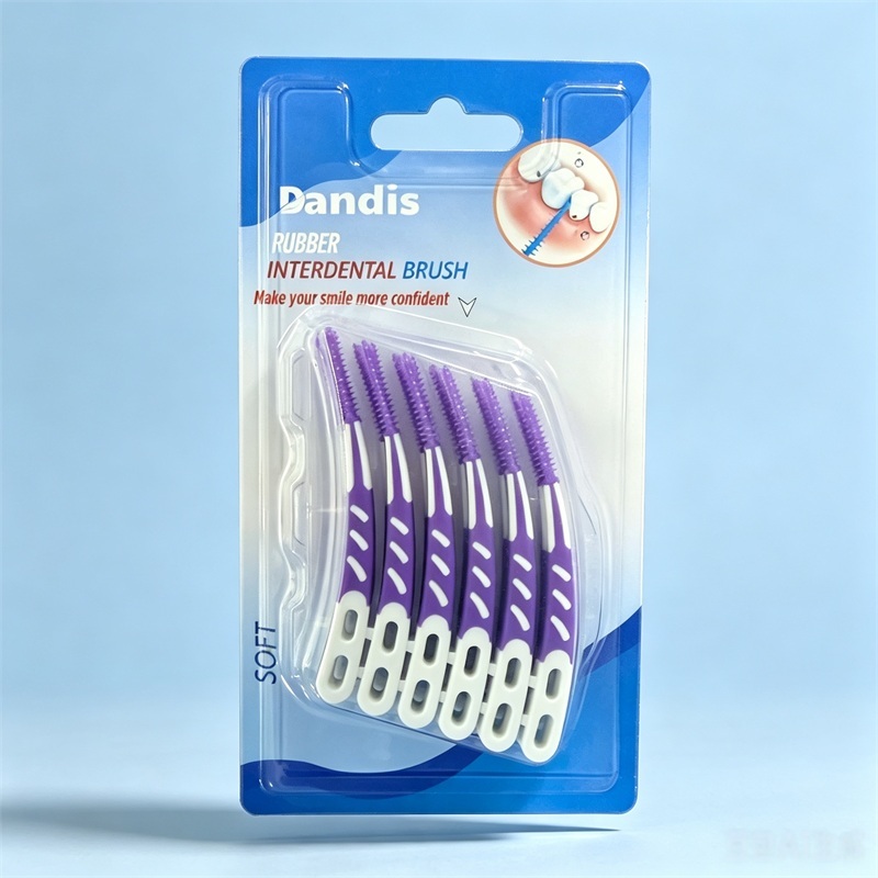 Angled Soft Rubber Interdental Brush